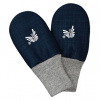 Esito Zimné bezpalcové rukavice softshell s baránkom navy blue