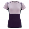 tričko DEVOLD LAUPAREN Merino 190 T-Shirt Woman Orchid/Lilac/Ink S