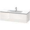 DURAVIT L-Cube závesná skrinka pod umývadlo, 1 zásuvka, 1220 x 481 x 400 mm, biela vysoký lesk, LC614302222
