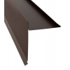 Záveterná lišta pod krytinu r.š. 310 mm - štítové lemovanie pre škridlové krytiny - Strong, Hnedá