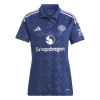 adidas Manchester United Away Shirt 2024 2025 Womens Blue 10 (S)