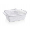 Banquet Zapékací forma obdélníková s víkem 28x18cm Culinaria White