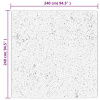 vidaXL Shaggy koberec PAMPLONA, vysoký vlas, čierno krémový 240x240 cm - Viacfarebný - 37808-179302
