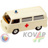 KOVAP Auto plechové VW Volkswagen sanitka retro model 1:43 Kov 0613