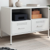 zahrada-XL TV skrinka biela 68x39x50,5 cm oceľ 843052