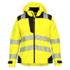 PORTWEST HI-VIS PW389 / Dámska reflexná bunda do dažďa - HV žltá/čierna XXL