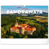 NOTIQUE Nástěnný Panoramata Česka 48 x 33 cm 2026
