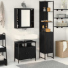 zahrada-XL Set kabinetov do kúpeľne 3 pcs Čierny dub 33 x 33 x 185.5 cm 3334395