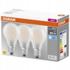 Žiarovka, žiarivka - OSRAM 3X LED žiarovka E27 6,5W = 60W 4000K vlákna (OSRAM 3X LED žiarovka E27 6,5W = 60W 4000K vlákna)