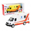 MaDe Ambulancia kovová spätný chod