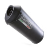 GPR Koncovka výfuku Slip-on GPR GHISA H.267.GHI Matte Black including removable db killer and link pipe