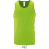 SOL'S | Sporty TT Men, Pánske šport. tielko, zelená neon, M