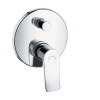 HansGrohe Metris New - Vaňová páková batéria pod omietku, chróm 31493000