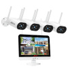 WiFi kamerový systém ANRAN DW-17B01 50W s rozlíšením 5MP / 4x kamera / detekcia pohybu / nočné videnie / úložisko až 4TB Úložiště: Úložiště 1TB (1000GB) 661453