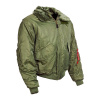 M-Tramp® Bunda M-Tramp bomber CWU, zelená Konfekčná veľkosť: XXXL