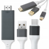 Video kábel z USB TYP-C na HDMI 1,8 m + nabíjanie