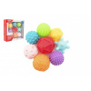 TEDDIES Sada loptičiek 8 ks s textúrou gumové 6-7 cm, 6m+