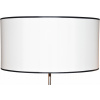 Lampové tienidlo - Lampa biely valček 50 h 25 E27 Čierny pokladník (Lampa biely valček 50 h 25 E27 Čierny pokladník)