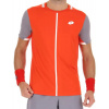 Pánske tričko Lotto Top IV Tee - red poppy/quicksilver - Červený (M)
