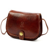 Florence Dámska kožená kabelka ART. 882 Hnedá crossbody kabelka