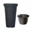 Prosperplast Květináč CLASSIC TOWER 40 cm - barva: antracit