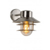 LUCIDE ZICO Wall light IP44 - 1x E27 - Satin Chrome 11874/01/12