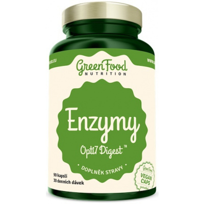 GreenFood Enzymy Opti7 Digest 90 kapsúl