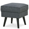 Autronic Taburet, šedá látka, nohy buk AK-A1316 GREY2