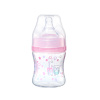 Babyono Antikoliková fľaša so širokým hrdlom 120 ml ružová