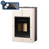 Krbové kachle HS Flamingo Saporo 11/5 Krém ER s výmenníkom a el reguláciou - AQUAFLAM