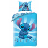 Halantex Modré bavlna obliečky Stitch motív z rozprávky Lilo & Stitch 100% bavlna 70x90 140x200