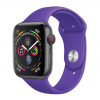 AW Jednofarebný remienok na Apple Watch - Fialový Veľkosť / Rozteč: 38/40/41/42mm, Farba: Fialový, Dĺžka remienka: Dámsky - S/M (12 - 18cm) IR-MJ01-037