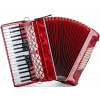 Classic Cantabile Secondo V akordeon 72 bass barva červená