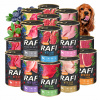 RAFI BEZ OBILNÍN vlhké krmivo PLECHOVKY Dolina Noteci MIX CHUTÍ PRE PSA 16x400G