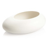 Tescoma FANCY HOME Stones 907964.11 Oválny nízky kvetináč FANCY HOME Stones biela