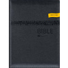 Bible ČEP s DT, velký formát, ocelově šedá, zip