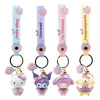 YuMe Toys Sanrio Peach Series Přívěsek na klíče a Hand Strap Hello Kitty and Friends Display (12)