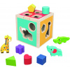 Alltoys Dřevěná kostka vkládačka zvířátka