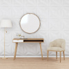 Nástěnné panely 24 ks bílé 50 x 50 cm XPS 6 m² hvězda Bílá 356932