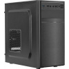 EUROCASE skříň MC X103 black, micro tower, 1x USB 3.0, 2x USB 2.0, 2x audio, bez zdroje MC X103