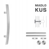MPkovania FT - MADLO kód K41C 40x10 mm UN ks Rozteč madla: 300 mm, Rozmer profilu madla: 40x10 mm, Dĺžka: 500 mm