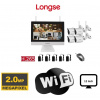 Wifi kamerový set s NVR LCD monitorom WIFI3604M4SW200 a 4 IP 2mpx kamerami IR 25m - S 2000 GB HDD