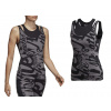 Tréningové tričko bez rukávov Adidas od Stella McCartney XS Black/Granite (Adidas Stella McCartney Print Training Top - XS)