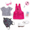 Súprava oblečenia Pop Music & Fashion Dressing Room Corolle Girls pre 28 cm bábiku 7 doplnkov od 4 rokov