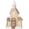 Dekorácia MagicHome Vianoce, domček, LED, 14.5x28x46 cm