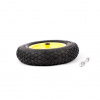 Koleso pre fúrik 4PR 380mm valčekové ložisko + náprava (Koleso pre fúrik 4PR 380mm valčekové ložisko + náprava)