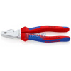 KNIPEX 02 05 200 Silové kombinované kliešte, viaczložkové návleky, chrómované 200 mm
