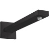 HANSGROHE sprchové rameno, hranatá verzia, dĺžka 390 mm, matná čierna, 27694670