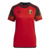 adidas Belgium Home Shirt 2022 Womens Red/Black 6 (XXS)