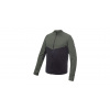 Pánska mikina celozips SENSOR COOLMAX THERMO čierna/olive green XXL
